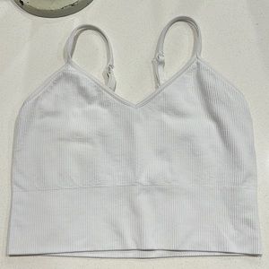 White bralette